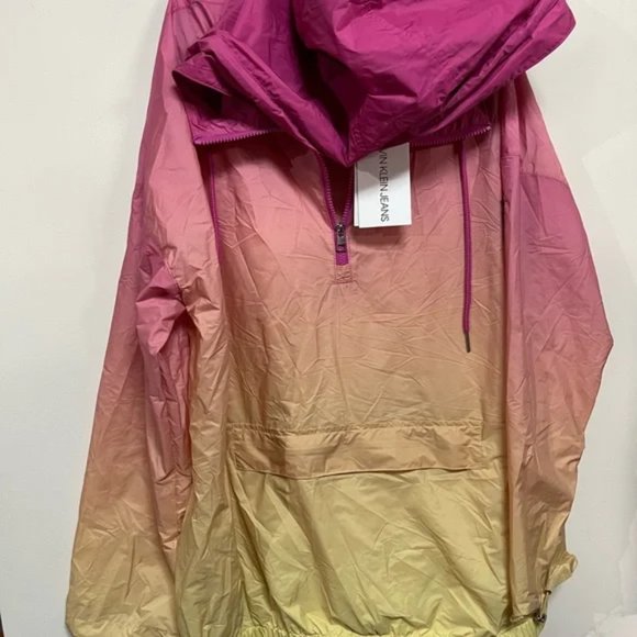 BNWT Calvin Klein Hoodie Wind breaker/Rain coat XS - Picture 2 of 8